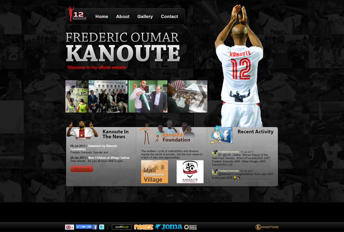 Frederic Oumar Kanoute Website